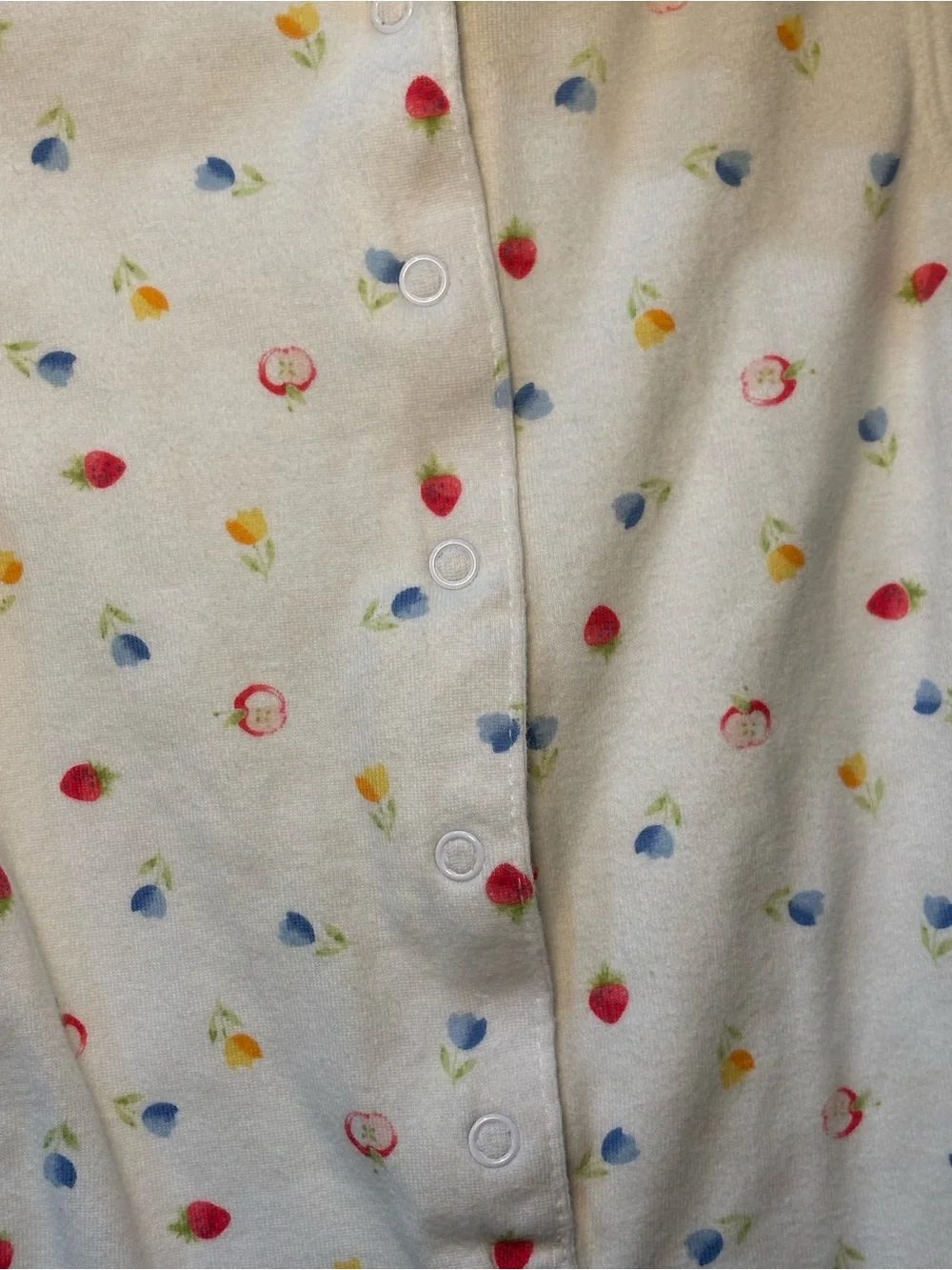 Gymboree Vintage Rainbow Tag 1998 Girl’s Romper Fruit Print 12-18 Months